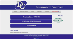 Desktop Screenshot of dcfmusp.com.br
